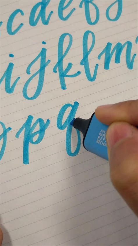 Hand Lettering With Stabilo Boss In 2022 Hand Lettering Tutorial