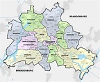 Large detailed administrative subdivisions map of Berlin city | Vidiani ...