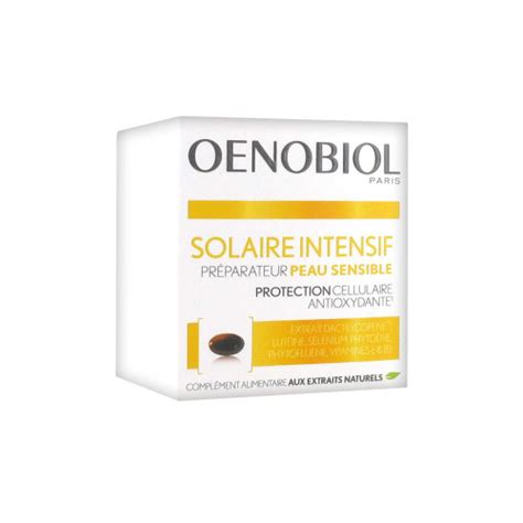 Oenobiol Solaire Intensif 30 Capsules Prépare Et Sublime Peau