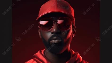 Dark Skinned Male With A Trendy Mustache And Beard Showcased In A 3d