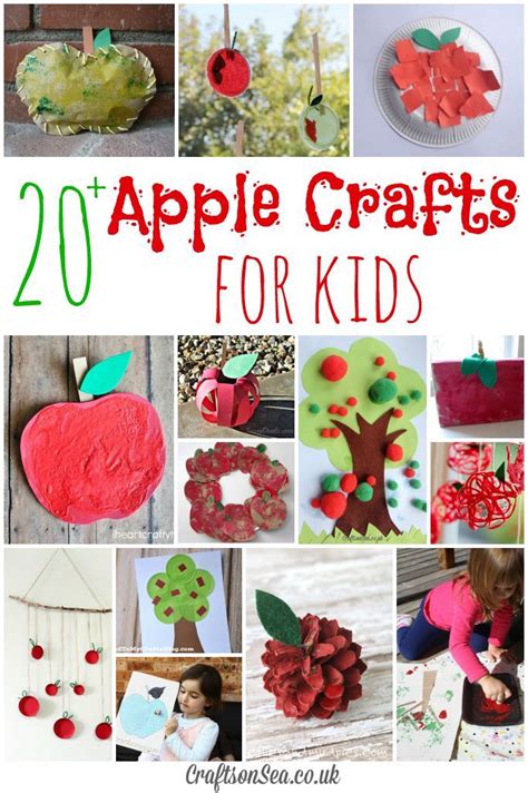 Apple Crafts For Kids Fall Crafts For Kids Toddler