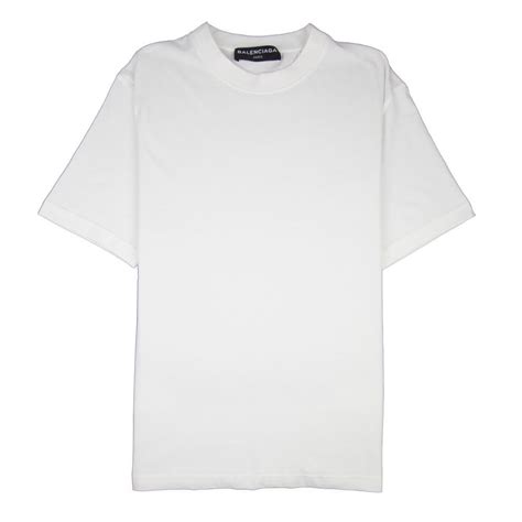 Balenciaga Back Logo T Shirt White Onu