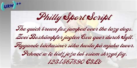 Philly Sport Script Font Upfonts