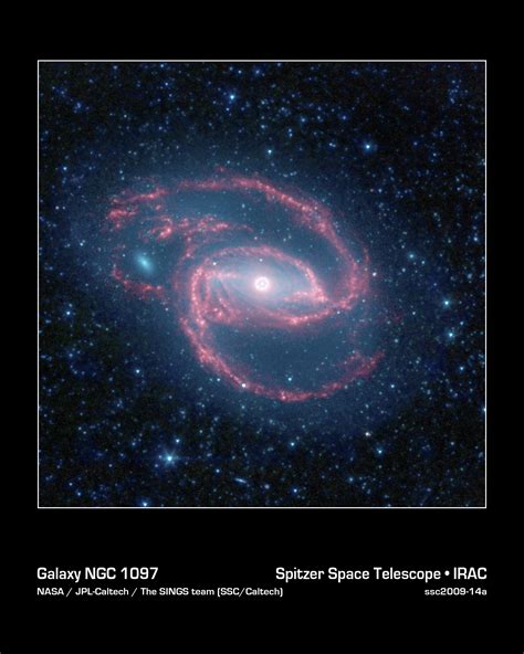 Астронет Ngc 1097 Spiral Galaxy With A Central Eye