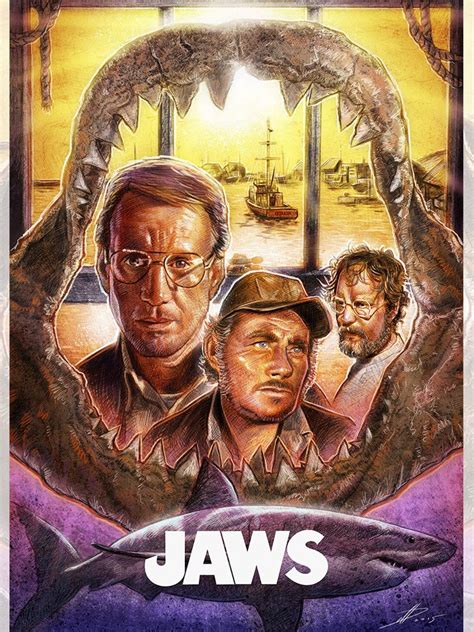 Jaws By Neil Davies Home Of The Alternative Movie Poster Amp