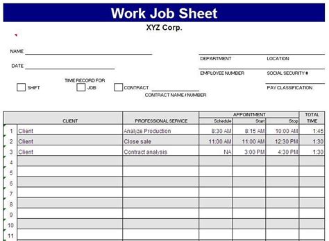 Excel Worksheet Templates Job Resume Format Excel Spreadsheets