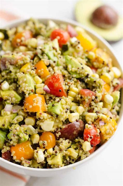 Southwest Vegetable Quinoa Salad Easy Healthy Recipe