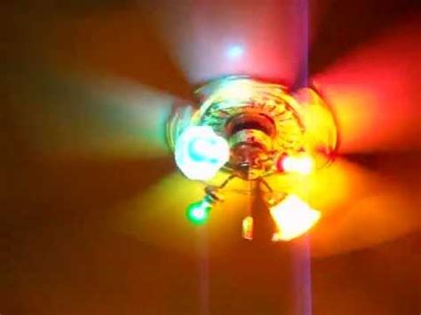 Primary colors accent these ceiling fans perfectly. Colorful Ceiling Fans With Lights