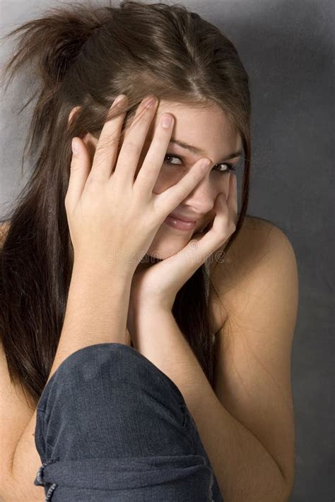 Shy Teenager Stock Image Image Of Self Person Attractive 3525869