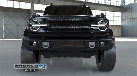 Blacked Out 2021 Bronco With Satin Matte Wrap Rendered Look Bronco6g 2021 Ford Bronco