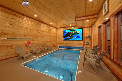 Gatlinburg Tn Cabins Smoky Mountain Cabin Rentals Indoor Pool House