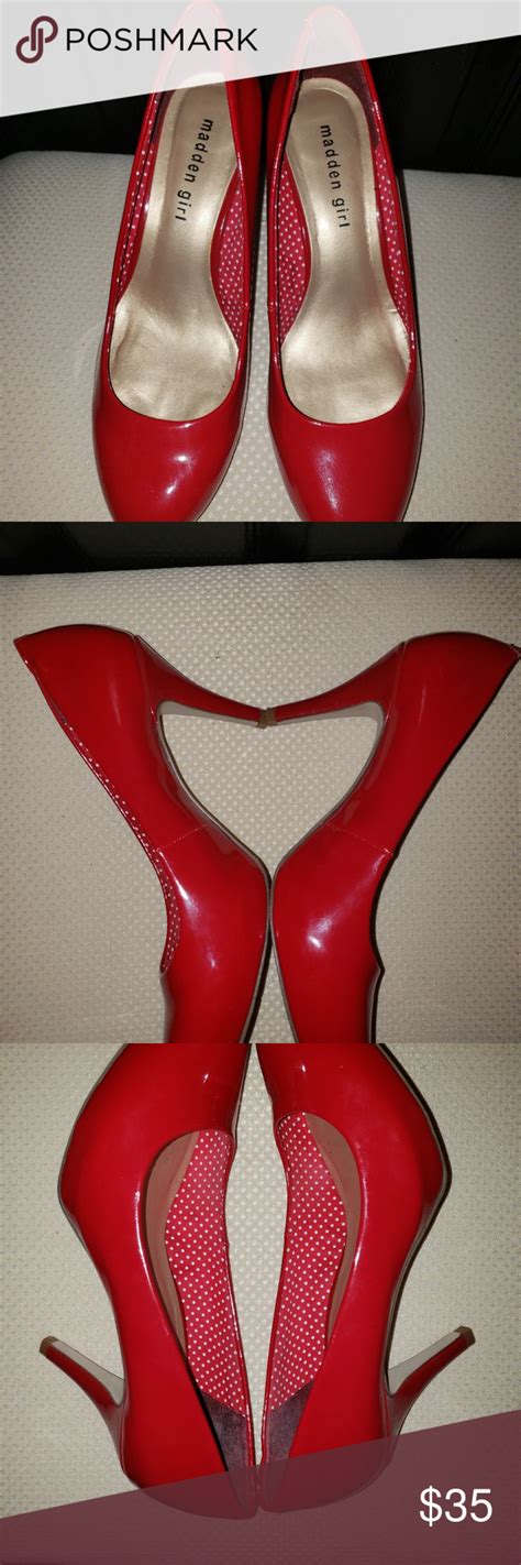 gorgeous red madden girl heels 8 1 2 madden girl heels heels madden girl