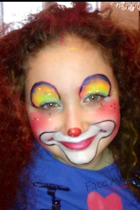 Circus Face Paintings Clown Face Paint Face Painting Kids Face Paint
