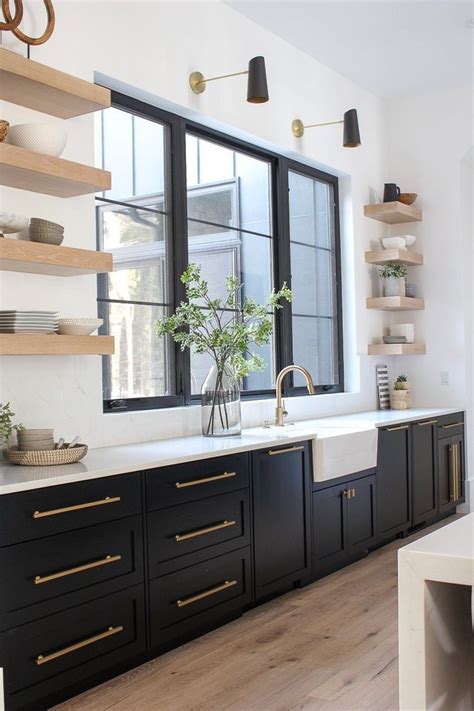 Still, even if you've narrowed your choice down to neutrals, the process of elimination can be. Beautiful Kitchen Cabinet Paint Colors (That Aren't White | Black kitchen cabinets, Interior ...
