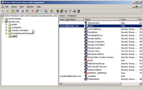 Microsoft Active Directory Configuration