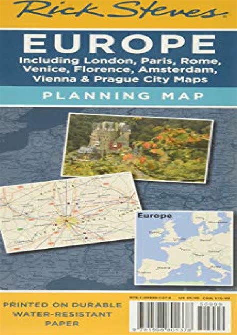 Download Pdf Rick Steves Europe Planning Map Including London Paris