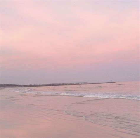 Aesthetic Sunset Pink Beach Wallpaper Largest Wallpaper Portal