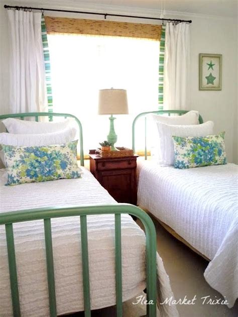 Beach Cottage Twin Bedroom Twin Beds Guest Room Bedroom