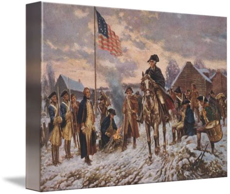 George Washington At Valley Forge By Steve Straub