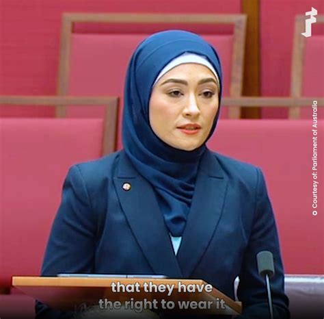 Fatima Payman First Hijab Senator Fatima Payman Became The First