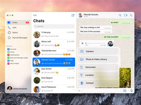 Whatsapp For Macos — Big Sur Design Concept By Moishy Neulander On Dribbble