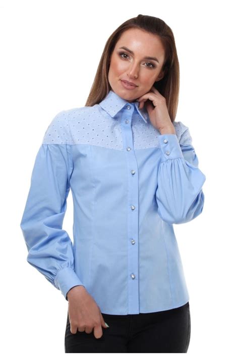 satin shirt prin shemale shirt blouses preppy button up blue shirts collar womens fashion