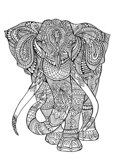 Ausmalbild Tiere Mandala