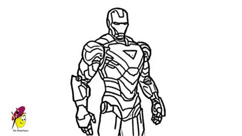 Ironman Cool And Awesome How To Draw Ironman From Avengers Youtube