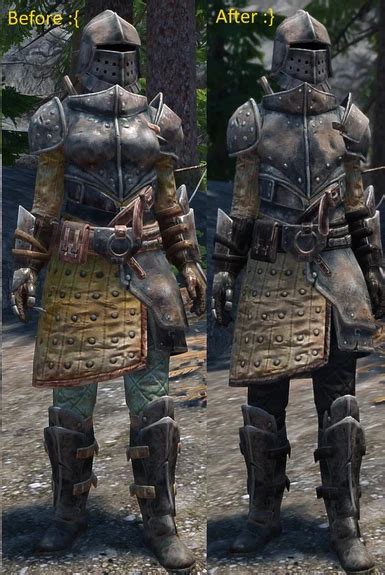 Alternate Armors Iron Plate Retexture And Re Model At Skyrim Special