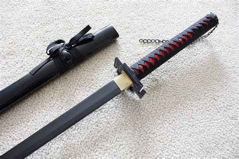 S2600 Bleach Ichigo Kurosaki Tensa Zangetsu Zanpakuto Straight Sword