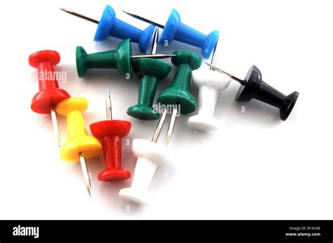 Colourful Drawing Pins Hi Res Stock Photography And Images Alamy