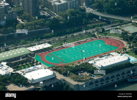 Aerial View Of Riverbank State Park New York City Usa Stock Photo Alamy