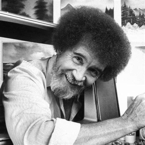 Happy Little Trees Painter Bob Ross Didnt Have Curly Hair And Your