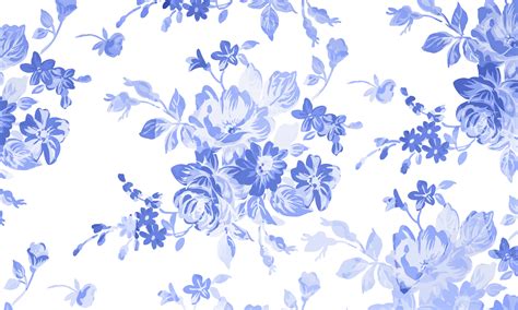 72 Blue Flower Background On Wallpapersafari