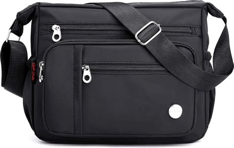 Crossbody Bag For Women Waterproof Nylon Travel Bag Multi Pockets Shoulder Handbags Purse
