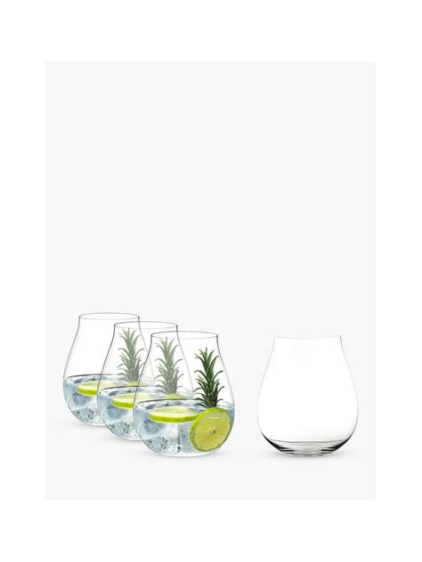 Riedel Stemless Its Always Gin Oclock Glasses Set Of 4 762ml At John Lewis And Partners