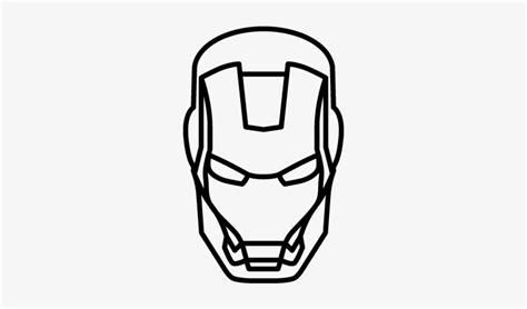Iron Man Vector Iron Man Logo Outline Transparent Png 400x400