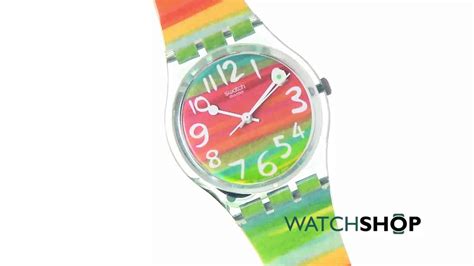 Swatch Unisex Color The Sky Watch Gs124 Youtube