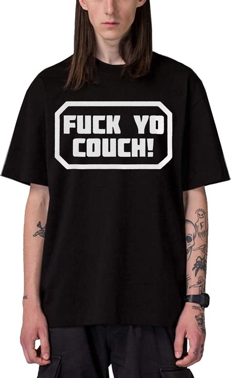 USCLIFESTYLE Fuck Yo Couch Camiseta Negro X Large Amazon Com Mx