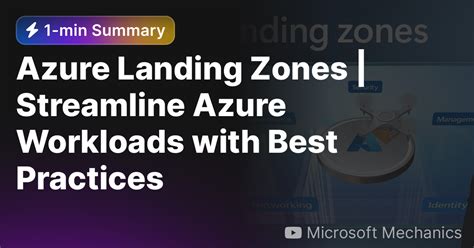 Azure Landing Zones Streamline Azure Workloads With Best Practices