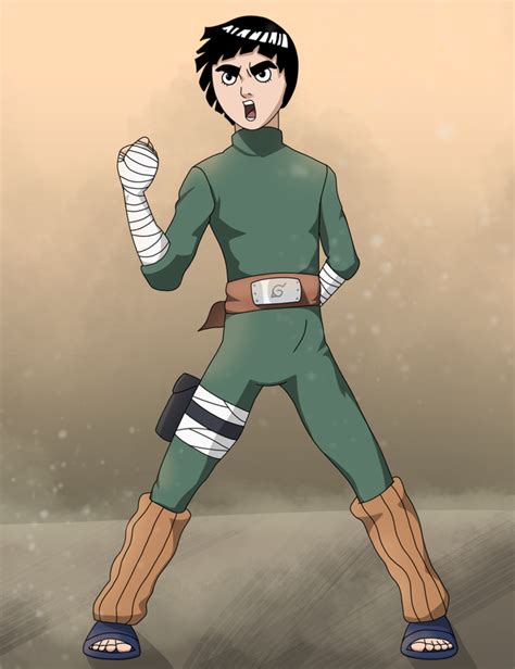 My Attempt At Drawing Rock Lee 2000x2600 Ranimeart