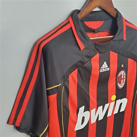 Ac Milan 200607 Home Retro Football Kit Jersey Etsy