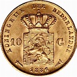 Comprar Moneda de oro 10 Gulden Holanda Guillermo III online