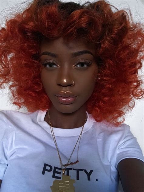 15 Copper Orange Hair On Dark Skin Ideas Eco Pass