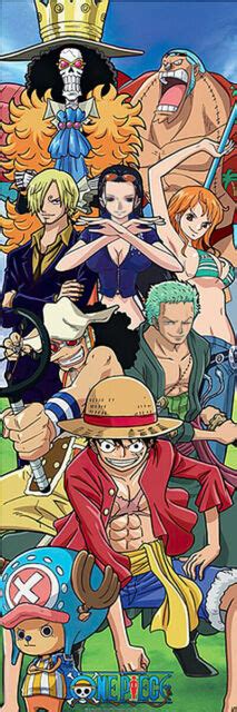 One Piece Manga Anime Tv Show Door Poster Luffys