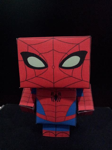 Spiderman Cubeecraft By Divinusvento On Deviantart