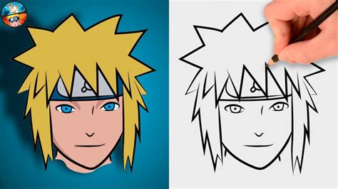 Como Desenhar O Minato De Naruto Passo A Passo Desenhando Minato