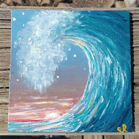 Painting Wave Art Painting Canvas Art Painting Nature Art Painting