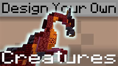 Build Amazing Creatures In Minecraft Tutorial How To Build Your Own