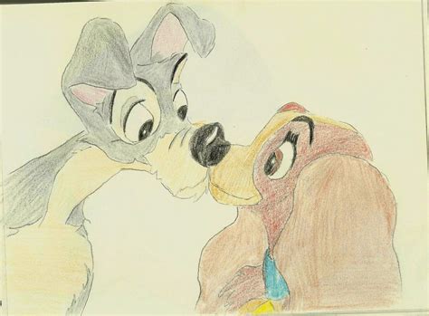 Most Beautiful Movie Kisses Lady And The Tramp By Lekawetjen On Deviantart